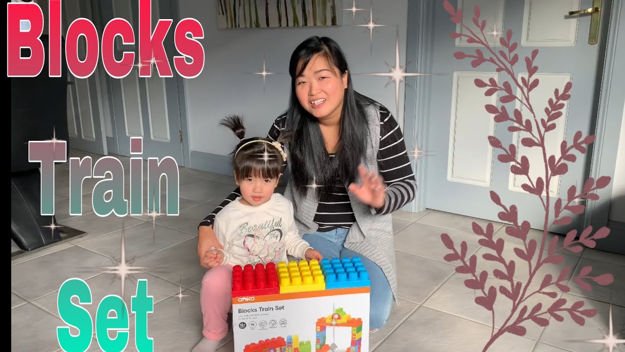 Blocks Train Set - YouTube