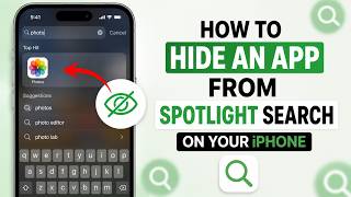 How to Hide an App From Spotlight Search on Your iPhone