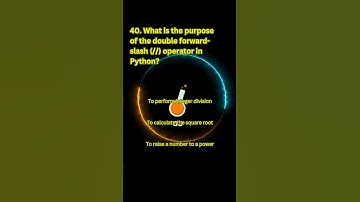 "Mastering Python Operators: 50 Multiple-Choice Questions and Answers#python #software#jobs#trending
