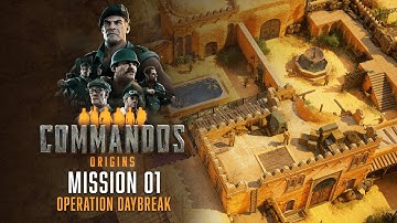 Commandos: Origins - Mission 1 (Hard) | Operation Daybreak Full-Stealth Walkthrough 2025