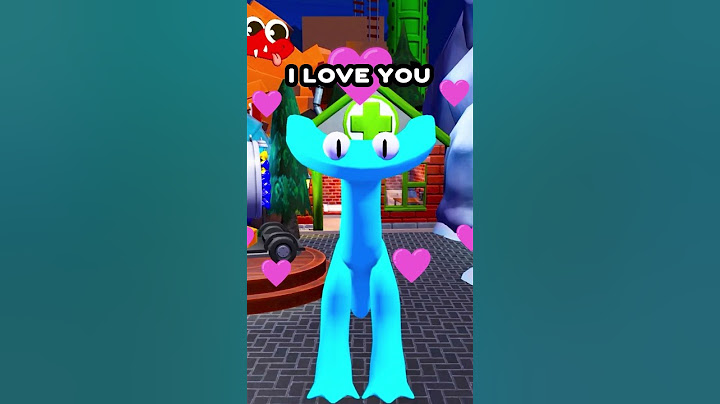 Cyan LOVES Yellow 😍 Rainbow Friends Chapter 2 Roblox