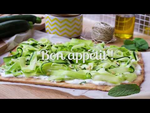 tarte-fine-d'été-:-courgette,-cream-cheese-&-menthe