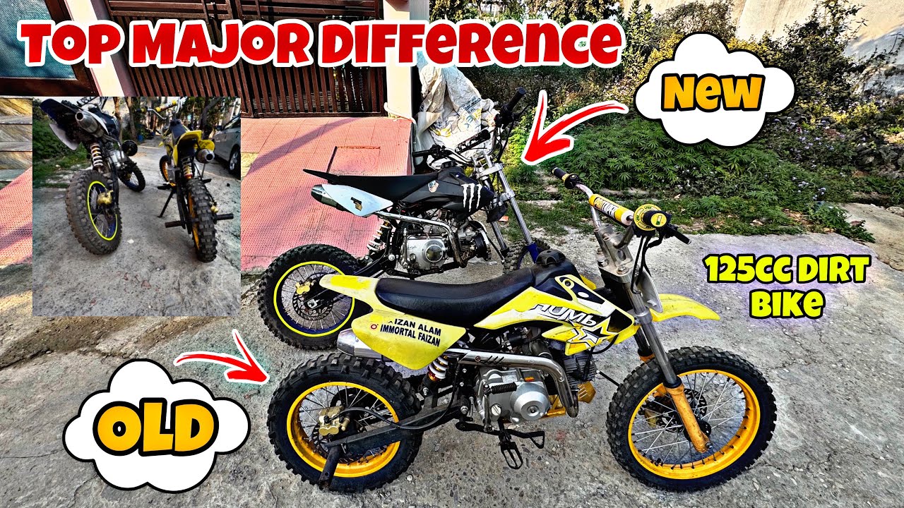 Top Differences in Old 2022 vs New 2025 125cc Dirt Bike | 