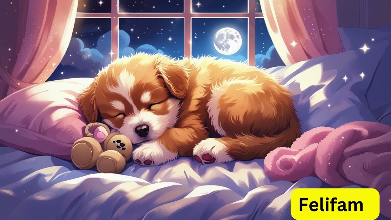 Puppy Dreams Tonight 🐶💤 | Soft Baby Lullaby | Gentle Bedtime Song for Babies & Toddlers