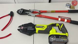 Crescent HK Porter Bolt Cutters vs Bike Lock Cable
