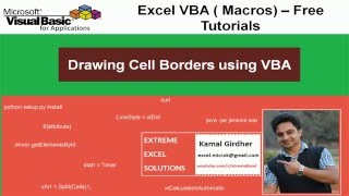 Excel Macro Tutorials - Draw borders using VBA