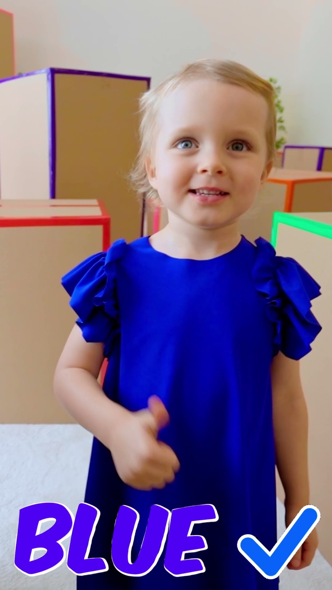 Dasha plays the Hide and Seek challenge