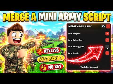🔥 NEW Merge a Mini Army 2026 | Best Auto Merge, Upgrades, Rebirth &amp; Gameplay | Roblox