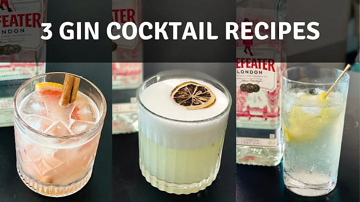 3 Easy to Make Gin Cocktails Recipes