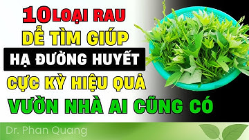 🔴 BẤT NGỜ! 10 LOẠI RAU "VÀNG" CHO NGƯỜI TIỂU ĐƯỜNG, ĂN NGAY ĐỂ ỔN ĐỊNH ĐƯỜNG HUYẾT! | Dr Phan Quang