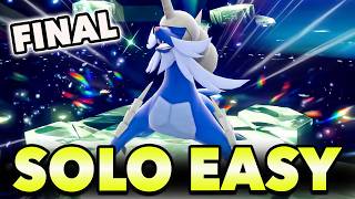 Final 7 Star Samurott Raid Best Solo Build Scarlet & Violet