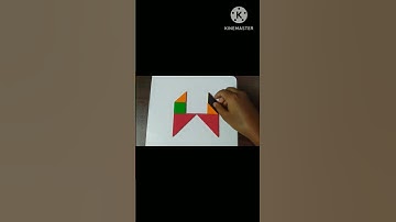 Tangram Alphabet W #tangram #viral #alphabets