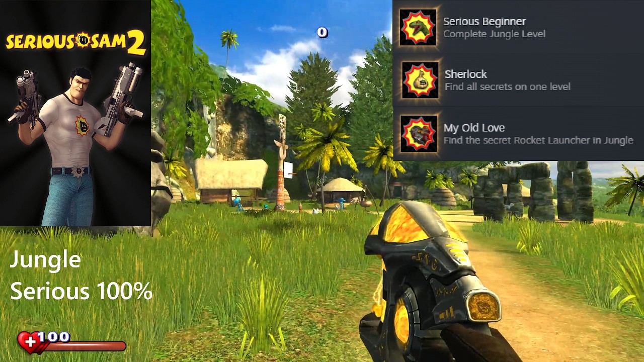 Serious Sam 2. Jungle. Serious 100% with commentary - YouTube