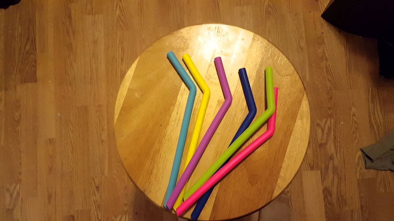 Jumbo reusable smoothie straws 