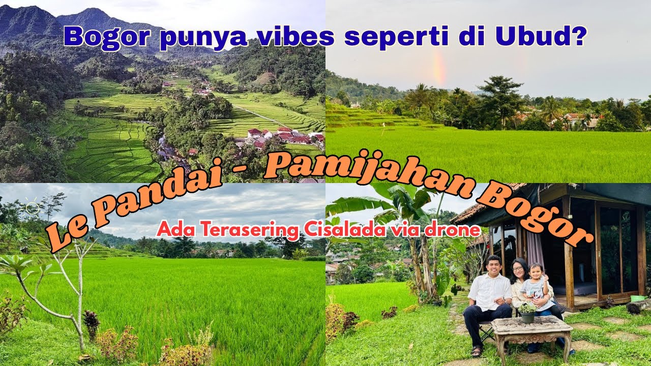 WAJIB KESINI ‼️ STAYCATION DI LE PANDAI SAMBIL MENIKMATI KEINDAHAN TERASERING PAMIJAHAN BOGOR 