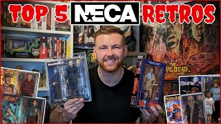 TOP 5 NECA RETRO CLOTH FIGURES! | Rare & Valuable NECA HORROR figures!