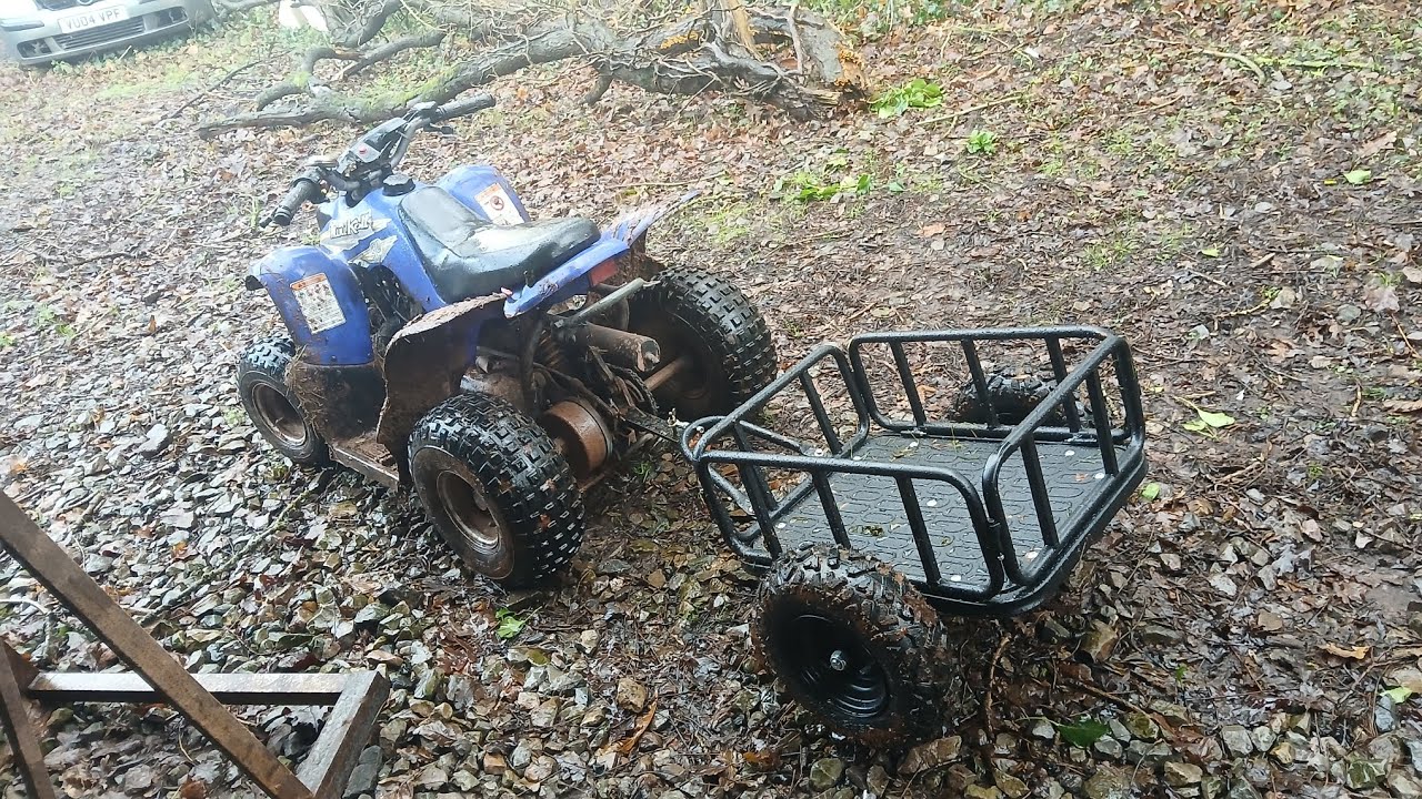 How to make a hitch for a 50cc - 90cc  ATV 