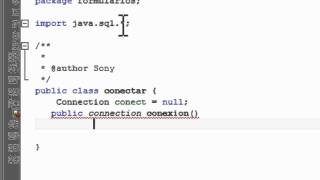 Netbeans Objeto Conectar a Access Java Video 6