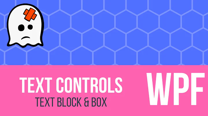 C# WPF Tutorial - Text Block & Text Box