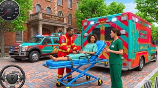 Ambulance City Rescue Simulator 3D Game - 911 Emergency Android GamePlay - Speed Save screenshot 4