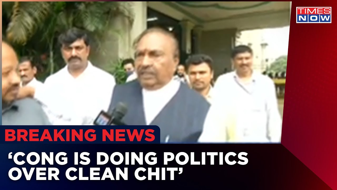 Times Now Confronted KS Eshwarappa: 'Congress Is Doing Politics Over Clean Chit,' Says BJP Leader