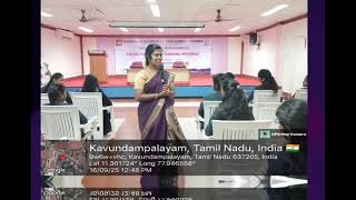 OFFICE BEARERS 2025 -26 INDUCTION PROGRAM BY PRINCIPAL Dr.P.BABYSHAKILA
