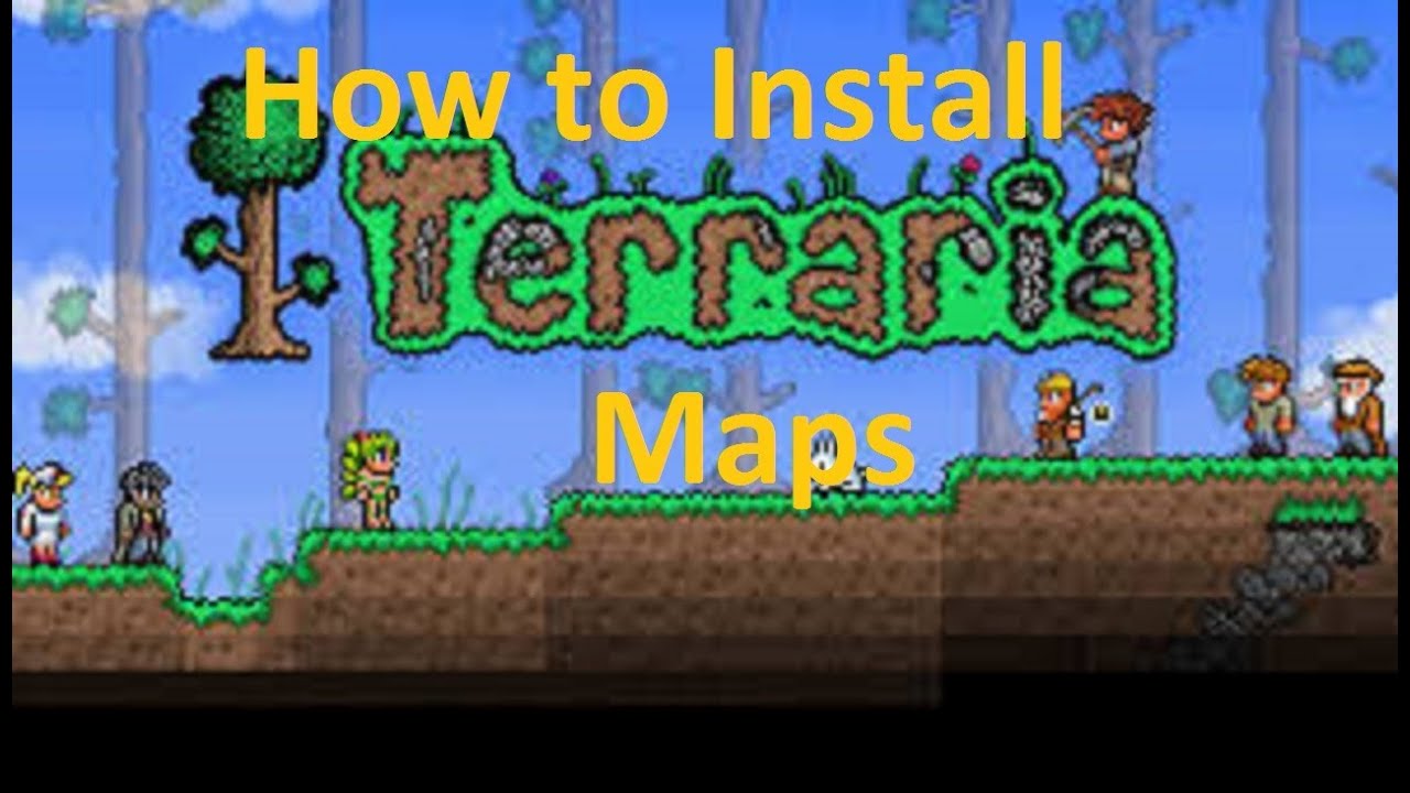 how to download terraria maps on to a thumbdrive