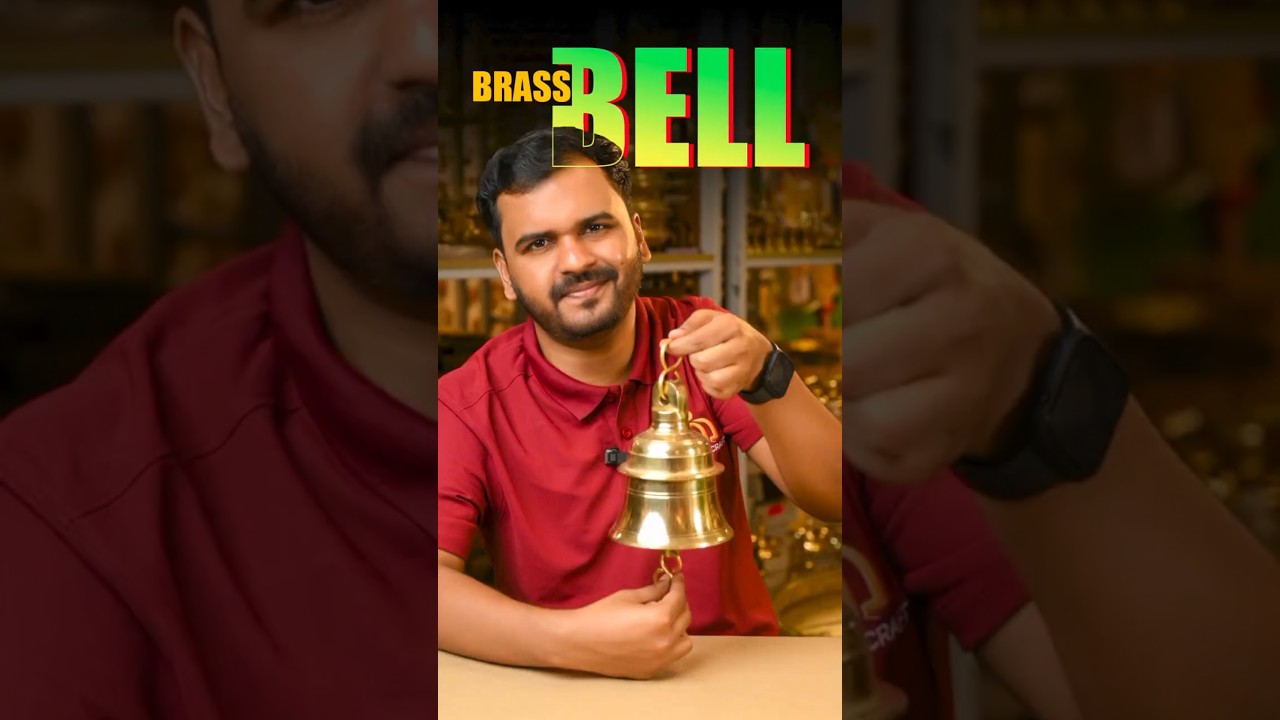 Handcrafted Brass Bell for Temple, Door & Home Decor | Available in Multiple Sizes