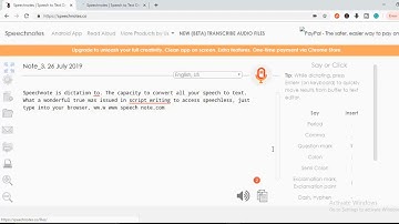 HOW TO TRANSCRIBE YOUR SPEECH INTO TEXT USING SPEECHNOTES