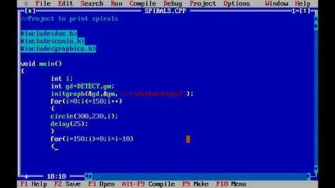 How to make graphical spirals in C++ | Programming For You