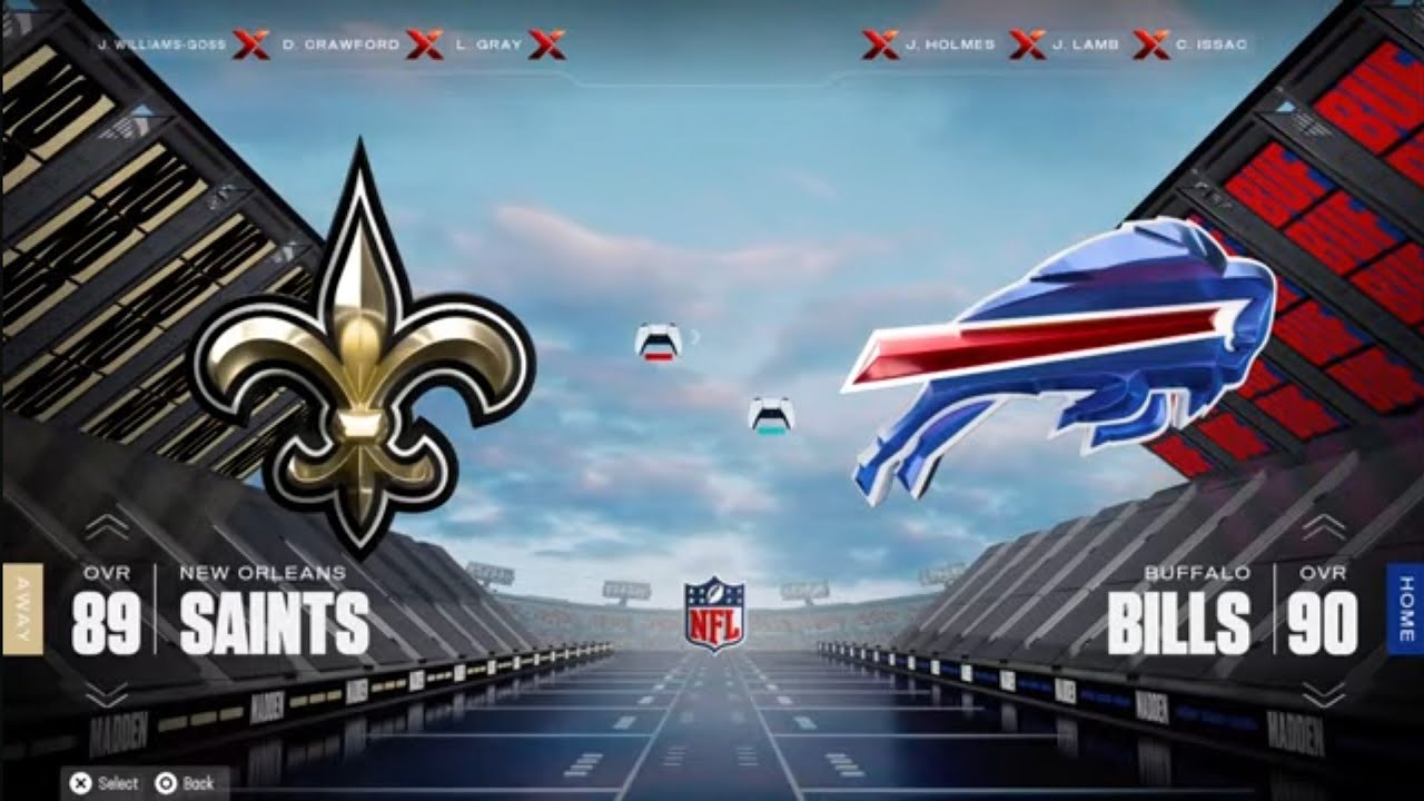 NFL Week 4 New Orleans Saints 2-1 vs Buffalo Bills 2-1 - YouTube