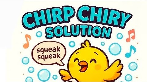 Chirp chirp solution commercial