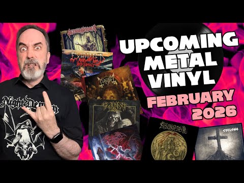 Metal Vinyl Releases for Feb 2026: Exhumed, Necrofier, Mayhem, Cyclone, Paganizer, Worm, others