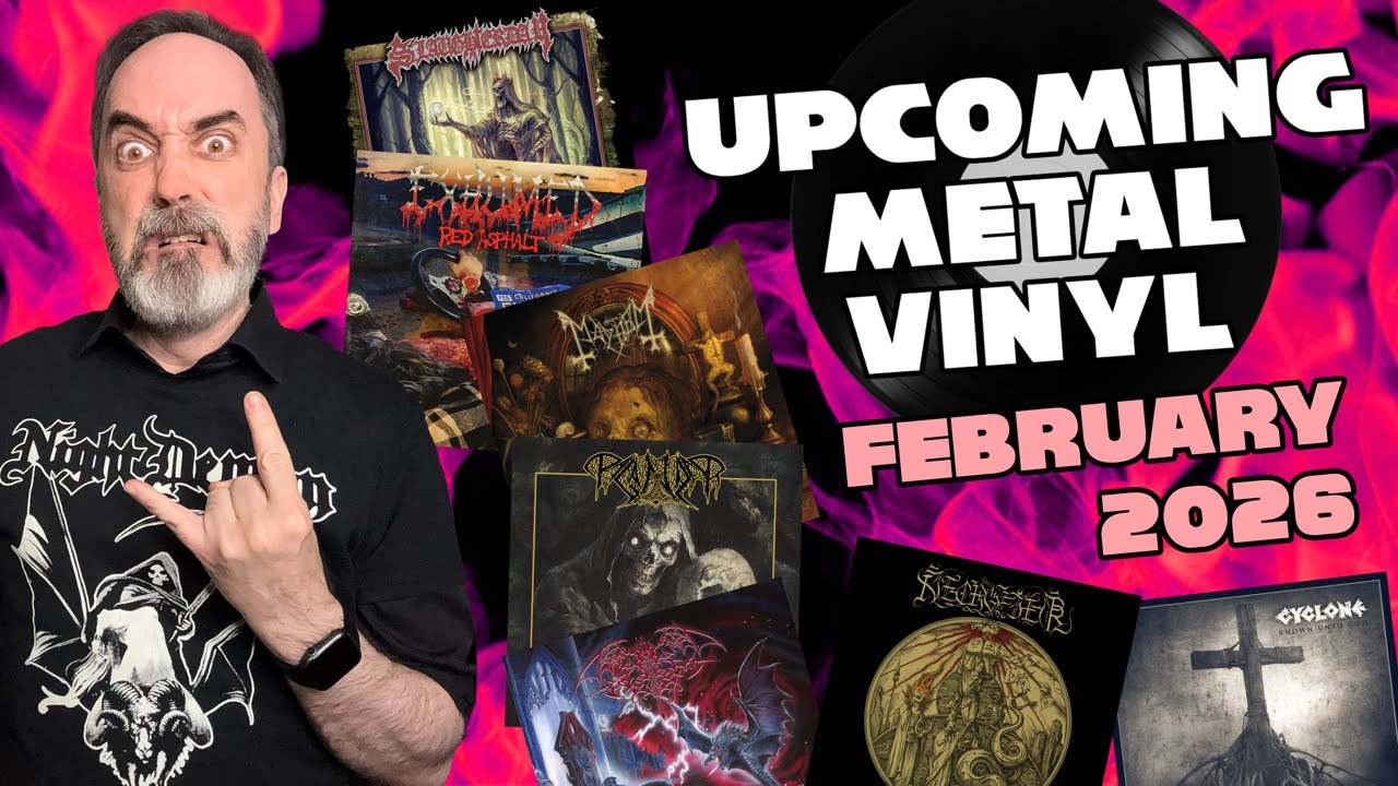 Релизы метал-музыки на виниле в феврале 2026 года: Exhumed, Necrofier, Mayhem, Cyclone, Paganizer...