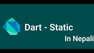 Dart - Static in Nepali
