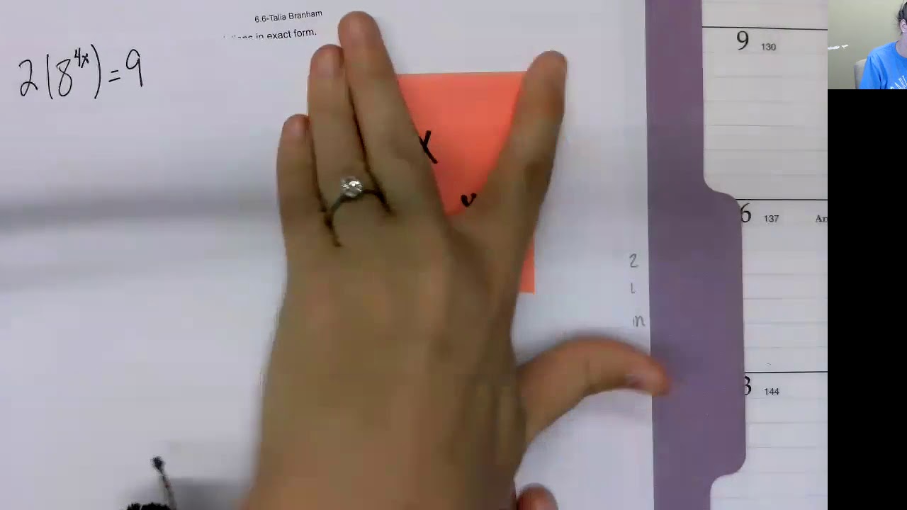 CA 6.6 Solving Logarithmic and Exponential Equations - YouTube