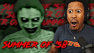 A Ghost Hunter LOCKS HIMSELF In An ABANDONED School *instant regret* | Summer of '58 (Full Game)