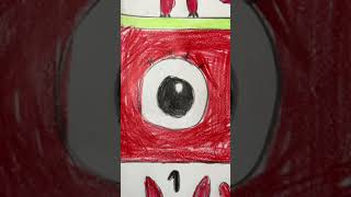 Numberblocks one turns into a werewolf #werewolf #numberblocks @Siria_thewomancat0064 ​⁠