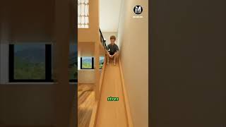 Rancangan ulang Kamar dengan seluncuran  #shorts