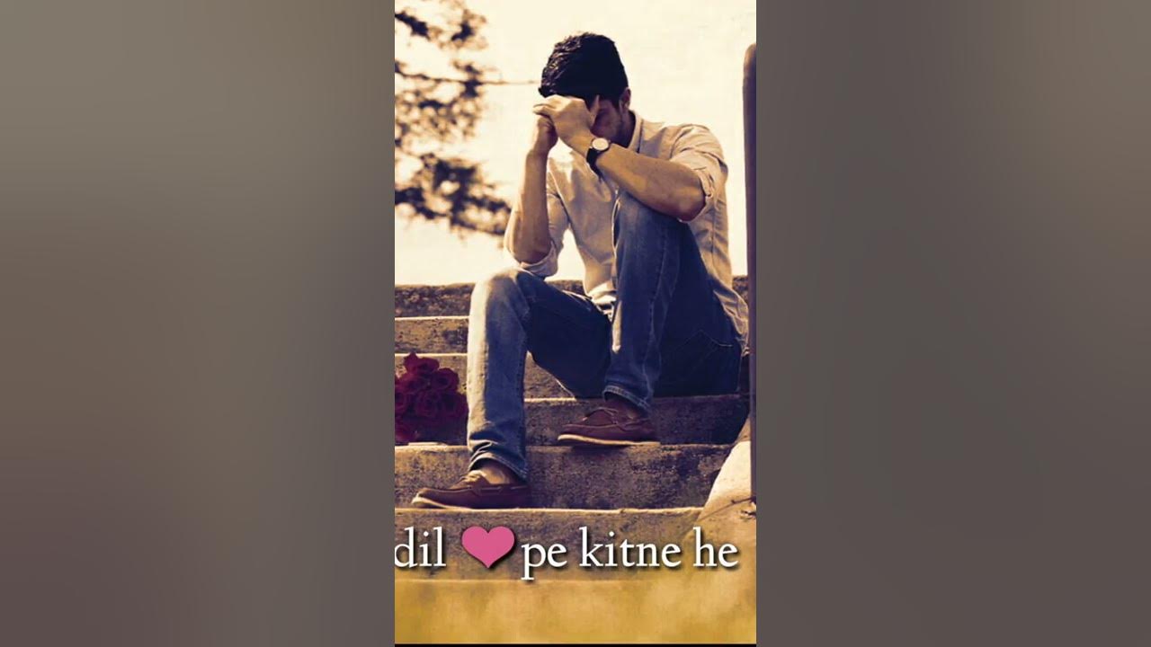 Tere Jane Ke Baad Jitne Gam Mile Mujhko Full Screen Hd 💞 Whatsapp Sad Status 😭 Youtube 