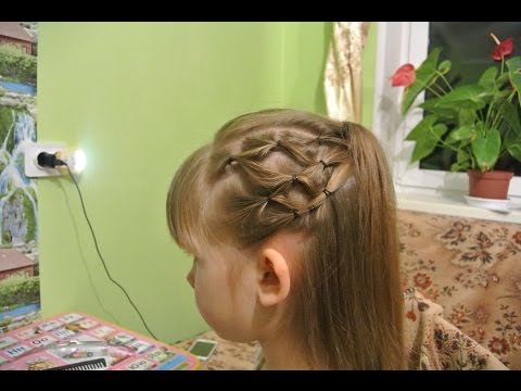 Прическа сеточка из волос Симпатичная прическа для принцесс ! Прическа сеточка из волос Симпатичная прическа для принцесс !