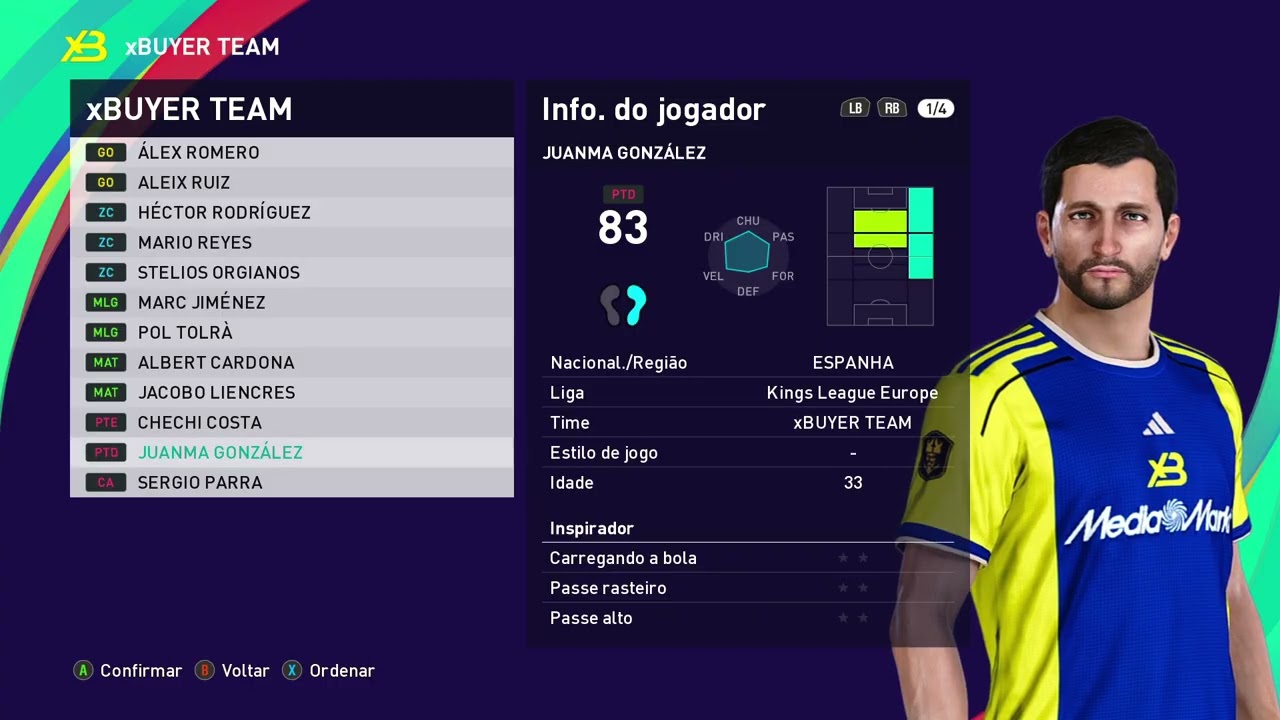 Kings Cup Spain 2025 no PES 2021