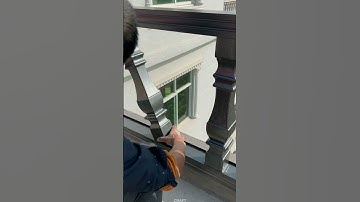 Timber balcony fence installation with good tools improves efficiency#shorts