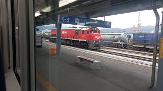 7541호 디젤기관차 동해역 입환