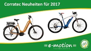 Corratec e-Bike Neuheiten 2017– neues E-Bow und Lifebike Modell