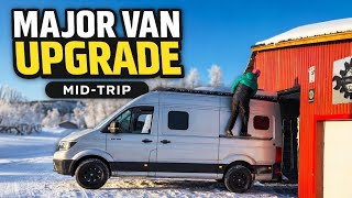 Fixing & Upgrading My 4x4 Campervan… Mid-Trip in the Arctic