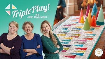 Triple Play: 3 "Wing Template" Quilts with Jenny Doan of Missouri Star (Video Tutorial)