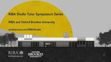 RIBA Studio Tutor Symposium Session 4 with tutors and architects Darren Stacey and Declan Molloy