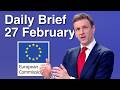 EU Commission Full Briefing 27/02/2026 - Mercosur, Druzhba, ETS, Moldova, Ukraine