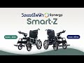 วีลแชร์ไฟฟ้า รถเข็นไฟฟ้า Synergy รุ่น Smart-Z ออกแบบใหม่ทั้งหมด ที่นั่งกว้าง 50cmนั่งสบาย ล้อลายใหม่